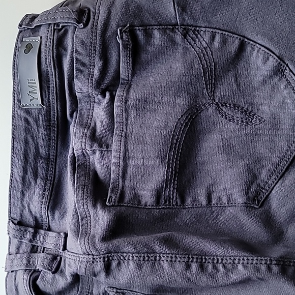 YMI wannabettabutt 3X skinny ankle rolled jeans grayish lavender stretch - Picture 11 of 13